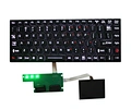 ergonomic keyboard with touchpad